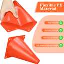 PXZBLG 12/24/50pcs Soccer Cones, 7" Soccer Cones, Plastic Traffic Cones, Training Cones for Basketball Football Skating Drills Practice