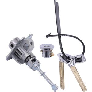 ApplianPar Door Lock Cylinder 2 Keys and Rotor Glove Box Kit for Santa Fe 2013-2019 ApplianPar Door Lock Cylinder 2 Keys and Rotor Glove Box Kit for Santa Fe 2013-2019