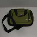 U.S. Traveler Rio Carry-on Luggage, Lightweight Softside Suitcase, Rolling 20" Carry On Luggage (4 Wheel Set, Green)