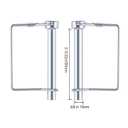 10 Pack Trailer Coupler Pin 3/8x3-5/32in Towing Hitch Pin Heavy Duty Wire Lock Pin Secure PTO Shaft Locking Pin for Trailers, RVs, Boats, Farm Equipment