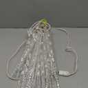 Minetom Icicle Lights Outdoor with Clips, 20ft 100 LED 20 Tubes Twinkling White Christmas String Lights, Connectable Waterproof Hanging Icicle String Light Plug in for Eave Holiday Outdoor