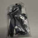 Plastic Inflatable Stakes Set, Include 12PCS Tent Stakes, 12Pcs of Hooks, and 65.5 FT Rope for Halloween Christmas Holiday Inflatables Garden Decorations (Black)