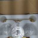 Vintage Bathroom Light Fixtures, 2 Light Gold Bathroom Vanity Light, Matte Antique Brass Finish with Crystal Glass Shade, Wall Sconces Lighting for Bedroom, Living Room, Hallway