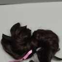 Clip in Synthetic Hair Extensions Long Wavy 4PCS Thick Hairpieces Dark Brown Fiber Double Weft Natural Hair Extensions 20 Inch for Women (4pcs, 20Inch)