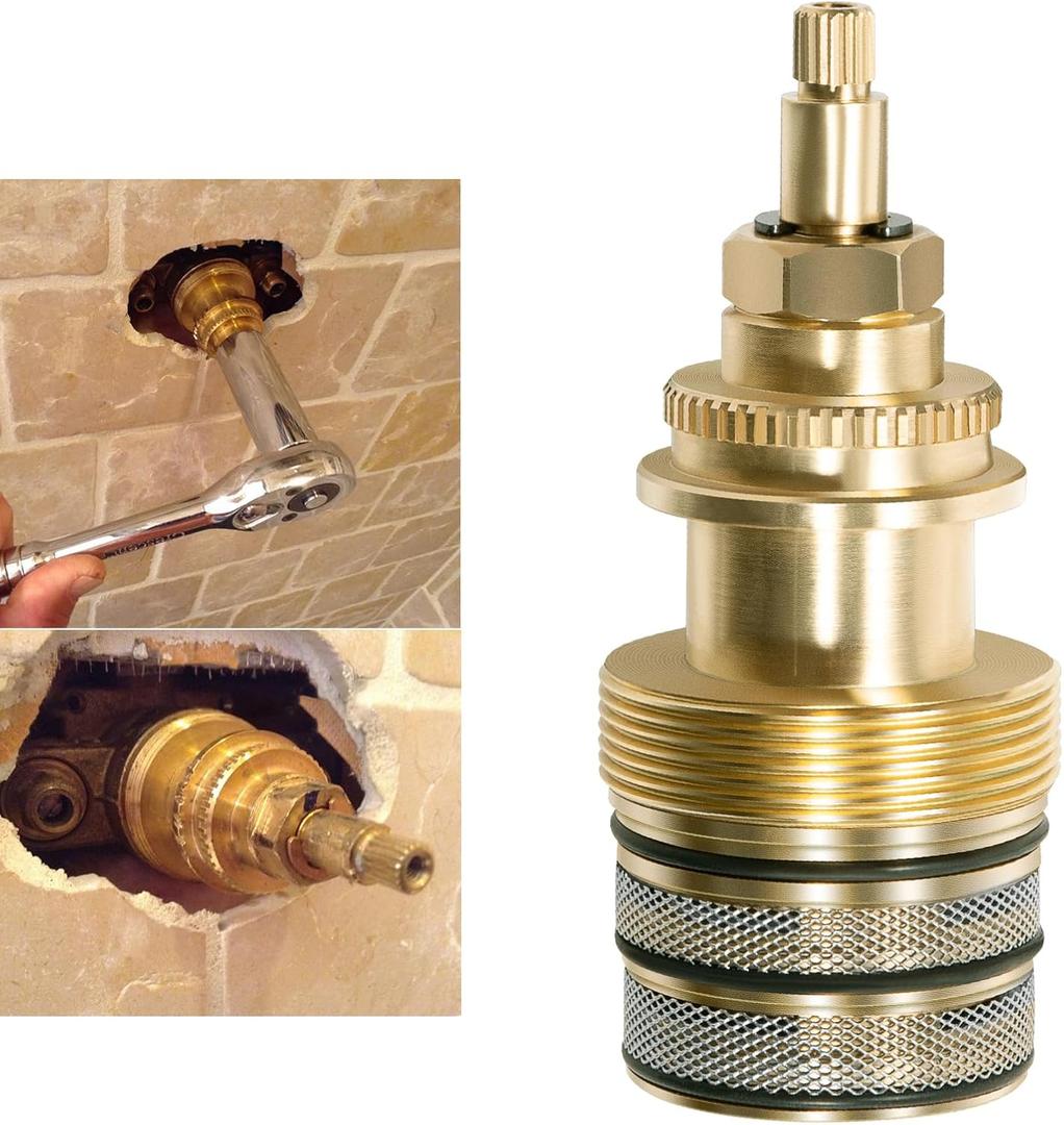 78913 Thermostatic Water Valve for Kohler K400/K401, 3/4’’ Valve High Flow Rate Cartridge, High Flow Thermostatic Water Valve