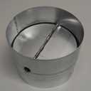 Draft Blocker 5'' Inch - Backdraft Damper - Draft Stopper - Backflow Preventer - Inline Fan Vent Deflector - One-Way Airflow Ducting - Dryer Duct Connector with Backdraught Flap