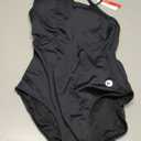 baleaf Women's Athletic Training Adjustable Strap One Piece Swimsuit (Black, S)