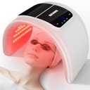 Beuwe Red-Light-Therapy-Mask, Led Light Therapy for Face, 7 Colors Led Face Mask Facial Led Light Therapy Tool Skin Care Equipment at Home, Facial Neck Body Hand Beauty Mask