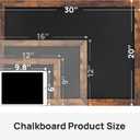 Magnetic Chalkboard, 20x30 Inches Blackboard for Wall, Black Dry Erase Board for School, Office, Home, Bar and Restaurant Menu