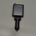 LISEN Retractable Car Charger, for Christmas Day Gifts for Men Women, 69W Cars Adapter USB C Fast Charger for iPhone 17, Car Accessories for Men Women Drivers, for iPhone 17 Pro Max Air 15 16 12 13 14 (Grey)