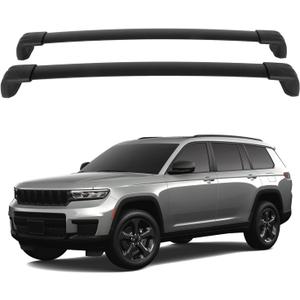 OCPTY Roof Rack Cross Bars Fit For Jeep For Grand Cherokee 2013 2014 2015 2016 2017 2018 2019 2020 2021 2022 2023 Luggage Racks Rooftop Cargo Carrier Bag Luggage Kayak Canoe Bike Snowboard Skiboard