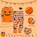 Family Matching Halloween Pajamas Set, Halloween Pumpkin Print PJs Sets 2 Pieces Loungewear Sleepwear Adult (X-Large)