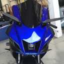 For YZF-R7 yzf r7 2026 2025 2024 2023 2022 2021 accessories side mirror fixed wind wing black 360° rotatable wind wing, large
