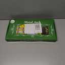 Adorox Metal Garden Arch Trellis for Climbing Plants 7.8ft Outdoor Arch Wedding Halloween Christmas Vine Trellis Pumpkin Archway Assemble Freely 2 Sizes White (White+Standard Tube)