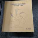 Wood Stove Fan, 6 Blades Wood Stove Fan Heat Powered, Fireplace Fan with Magnetic Thermometer, Wood Stove Accessories, Non Electric Fan for Wood/Log Burner Stove (Medium)