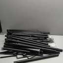 6 Pack 10 ft Heavy Duty Metal String Light Poles Adjustable Outdoor Lighting Stand for Patio,Backyard,Garden,Party & Wedding Rustproof & Sturdy with Hooks