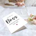 7 x Boss Thank You Card, World's Best Boss Card, Boss Birthday Card, Boss Leaving Card, Boss's Day Card from Employee Staff, You Are The Boss Everyone Wishes They Had