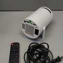 Mini Projector, Support 4K 1080P Portable Projector with Dual Band WIFI6 5G Wireless 5.2 Bluetooth Android 11, 200 ANSI Lumens, 180 Rotatable, Auto Keystone Correction, 35"-130" Screen Video Projector (HY300PRO)