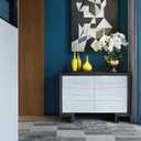 Cabinet Pulls Brushed Nickel Cabinet Handles Square Drawer Pulls, 2 Pack 13-4/5 Inch Stainless Steel Kitchen Door Cupboard Cabinet Handles, Cabinet Hardware Drawer Handles, 352mm Hole Centers