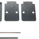 DPP Titanium Mounting kit/ Plate/ Adapter Compatible with Glock Trijicon RMR/ SRO&Holosun 407C507C/ 508T (Aluminum)