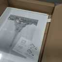Americanflat 16x22 Picture Frame with Polished Plexiglass - Use as 12x18 Frame with Mat or Display 16x22 Photo Without Mat - Streamline Collection - Thin Border Picture Frames for Wall - White