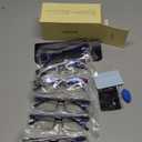 Gaoye 6 pack 2.5 Executive Style Reading Glasses Men - Durable Readers with Blue Light Filtering- Comfortable Fit with TR90 Frames (Black)