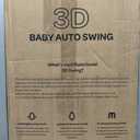 Momcozy CocoSway Electric Baby Swing for Infant, 180 Rotating Seat, 6 Parent-Like Sway Motions & 4 Speeds, Quiet Soothing, Remote Control, Machine-Washable Cover, Grey