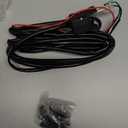 Heavy Duty Handle bar Control Switch 12V Winch Rocker Thumb Switch with Mounting Bracket for KFI, WARN, Ramsey etc. ATV/UTV 3 Meter Black