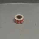 InStockLabels.com Quality Control Rejected Stickers, QC Tester Labels on Fluorescent Red Paper, Suitable for Warehouse and Manufacturing, 1/2 Inch Round, 1000 Labels Per Roll, Case of 5 Rolls