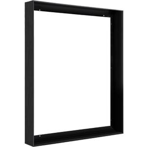 Floating Frame for 24x48 Canvas Paintings, DIY Metal Canvas Frame with 1.5" Deep, Horizontal or Vertical Display, Floater Frame for Canvas Wall Art Home Office Decor (Black)