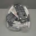 Potty Training Seat, SKYROKU Potty Training Toilet with Step Stool Ladder, for Kids Boys Girls Toddlers - Comfortable Safe Potty Seat with Anti-Slip Pads Ladder (8838+Grey)