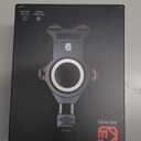 BRCOVAN 1'' Ball Aluminum Alloy Phone Mount Holder with Vibration Dampener, for Motorcycle ATV UTV Car Bike Boat Truck Scooter Fit for RAM Mounts B Size 1'' Ball Double Socket Arm, for 4.7-7.2'' Phone