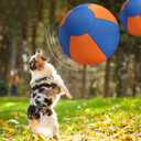 18" Herding Ball for Dogs, Dual-Layer Herding Toy with Protective Cover, Durable Giant Dog Ball for Australian Shepherd, Cattle Dog, Border Collie for Outdoor Play