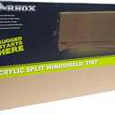 Red Hawk WIN-1029 Windshield Compatible with/Replacement for Yamaha Drive2 Tinted, 2-Piece Style, High Clarity for Better Visibility, Not Recommended for Golf Course use Golf Carts