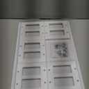 [10 Pack] BESTTEN Decorator Wall Plate, 2 Gang Standard Size Outlet Cover for GFCI and USB Receptacles, H4.53” x W4.57”, Unbreakable Polycarbonate Material, UL Listed, White