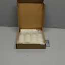 Raycare Flameless Candle with Remote Timer  5 Flickering Acrylic Battery Operated LED Pillar Candles with Embedded Star String for Halloween, Home Decor, and as a Gift(Ivory)