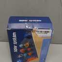 Wooden Solar System Model Board with Sun Stress Ball Astronauts Planet Flash Card Educational Montessori Toys Space Sensory Toys STEM Kits Christmas Birthday Gift for Kids Ages 3-8