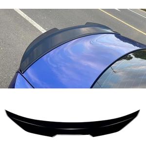 KHK G20 Trunk Spoiler, Glossy Black Car Rear Trunk Tail Spoiler, PSM Style Rear Wing Spoiler Fits for 2019-2024 BMW G20 3 Series 330i M340i and G80 M3 All Models