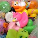 100 Pack Rubber Ducks in Bulk, Assorted Duckies for Jeeps Ducking, Rubber Duckies for Baby Bath Toys, Kids Bath Pool Toys Birthday Gifts Party Favors