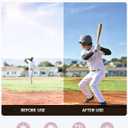 Lamicall Polarized Kids Baseball Sunglasses for Age 8-14 - UV400 Protection Sports Cycling Sun Glasses for Boys Girls Youth