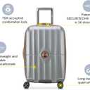 DELSEY PARIS Carrousel Hardside Expandable Luggage with Spinner Wheels, Graphite, Carry-on 21 Inch
