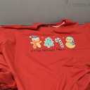 FRYAID Christmas Shirt Women Funny Gingerbread Graphic Sweatshirts Merry Christmas Long Sleeve shirts Casual Pullover Tops (Small, Red)