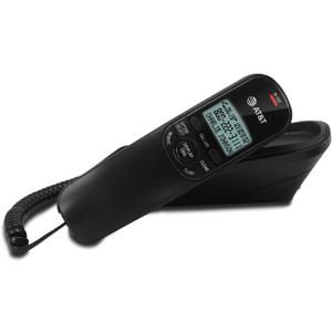 AT&T TR1909B Trimline Corded Phone with Caller ID, Black
