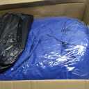 RVMasking Pontoon Boat Cover with Motor Cover, 1400D Heavy Duty Middle Reinforced, Marine Grade Waterproof Boat Cover for Length: 25'-28', Beam Width up to 102", Blue