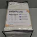 Ivilon Drapery Window Curtain Rod - End Cap Style Design 1 Inch Pole. 72 to 144 Inch Color Warm Gold