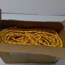 Climbing Rope 3/4 in x 150 Ft Yellow Bull Rope Polyester Braided Arborist Rope 48 Strands Climbing Rope for Adults for Tree Pulling,Nautical Rigging Rope Rope Swing for Tree