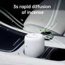 Waterless Essential Oil Diffuser - 120ml Portable Aroma Diffuser for Home Office Car, Ultra-Quiet Cordless Scent Diffuser with 3 Modes, Long-Lasting Fragrance (White)