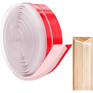 Upgraded T-Shaped Weather Stripping Door Seal, Strong Adhesive Side Doors Draft Stopper, Door Insulation Tape for Winter, Seal Strip for Front Doors Frame, Gap Filler (Clear, 1.97Inch x 20Ft)