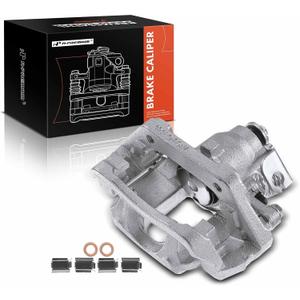 A-Premium Disc Brake Caliper Assembly with Bracket Compatible with Select Ford and Lincoln Models - Explorer 2011-2019, Flex/MKT 2010-2014, Taurus 2013-2019 - Rear Left Driver Side