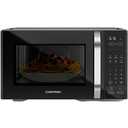 Chefman MicroCrisp Countertop Digital Microwave Oven, Unique "Cook & Crisp" Power Combo, 1.0 Cu Ft, Dual-Cook 1000W Microwave + 1500W Crisper, 6 Touch Presets, Digital Display, Stainless Steel Handle